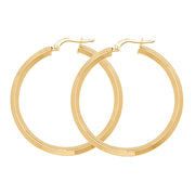 Hoop Earrings in 9K Gold