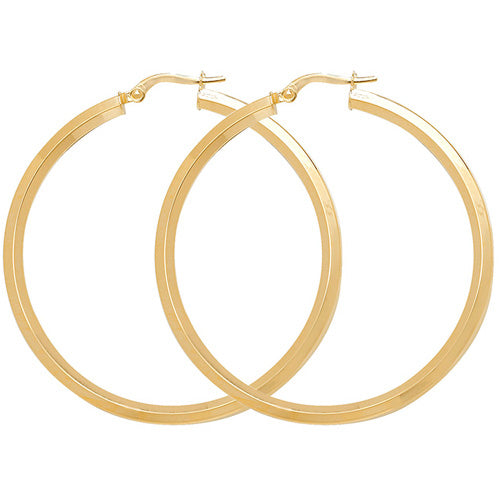 Hoop Earrings in 9K Gold