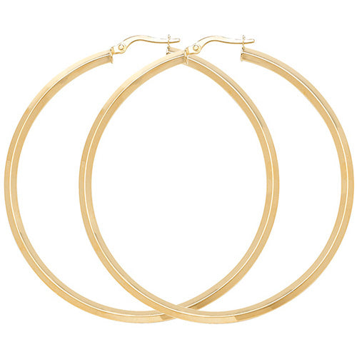 Hoop Earrings in 9K Gold