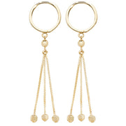 9K Yellow Gold Drop Earrings | Charmé