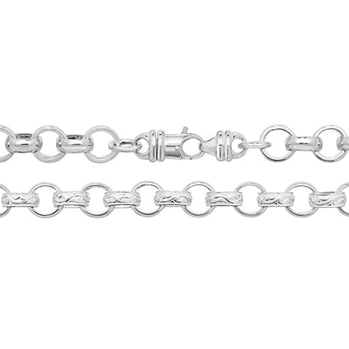 Silver Roundbelcher Chain