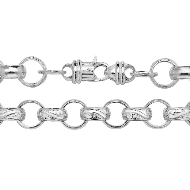Silver Roundbelcher Chain
