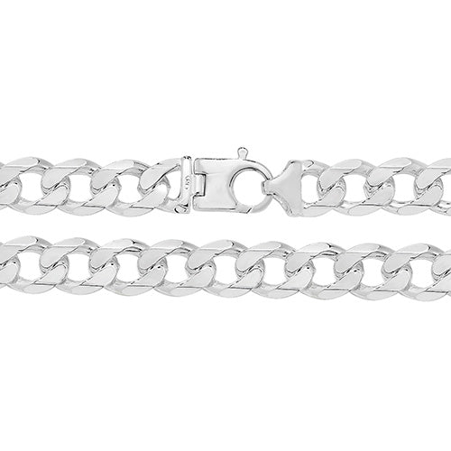 Silver Heavy D / Cut Curb Chain