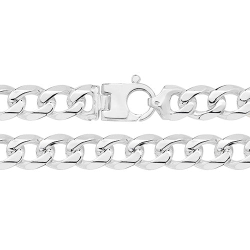 Silver Heavy D / Cut Curb Chain