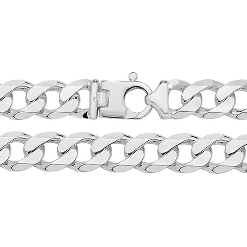 Silver Heavy D / Cut Curb Chain