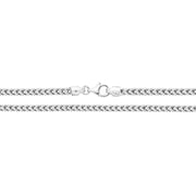 Silver Square Rhodium Franco Chain