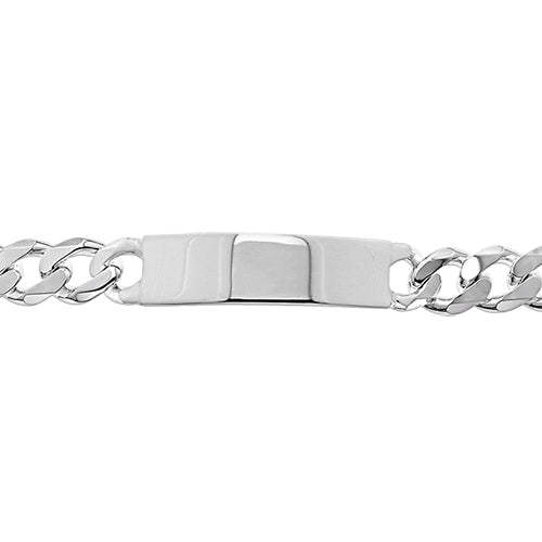 Silver Gents' Curb ID Bracelet