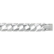 Silver Mens' Cast Bracelet