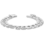 Silver Mens' Cast Bracelet