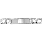 Silver Mens' Cast ID Bracelet