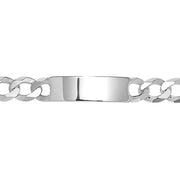 Silver Mens' Curb ID Bracelet