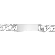 Silver Mens' Curb ID Bracelet