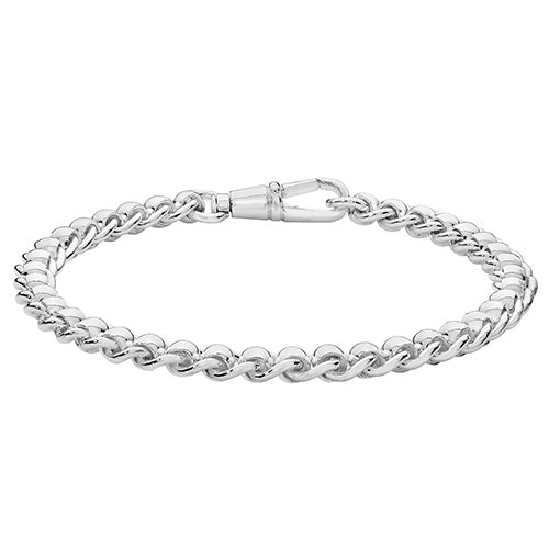 Silver Ladies' Roller Ball Bracelet