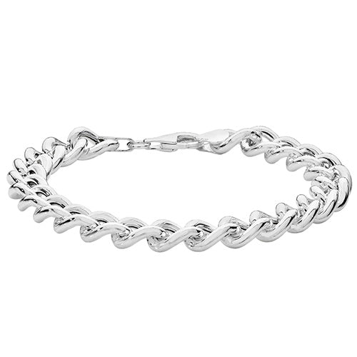 Silver Ladies' Curb Bracelet