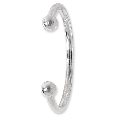 Silver Ladies' Torc Bangle