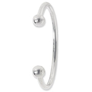 Silver Men's Torc Bangle