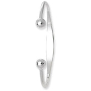 Silver Ladies' ID Torc Bangle