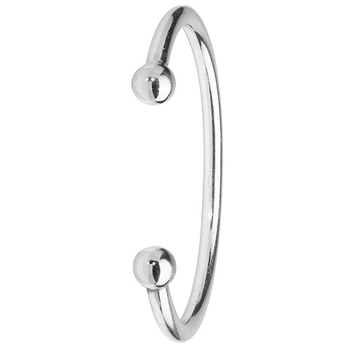 Silver Men's Torc Bangle