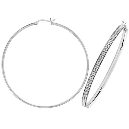 Moondust Hoop Earrings
