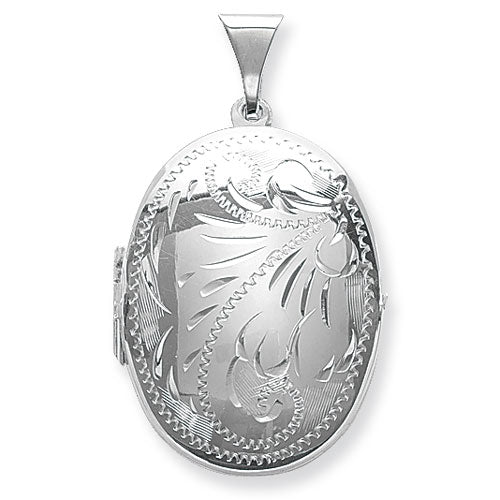 Silver Oval Locket