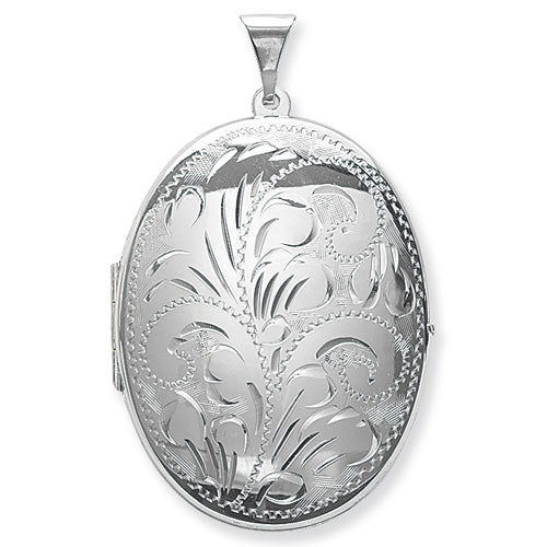 Silver Oval Locket