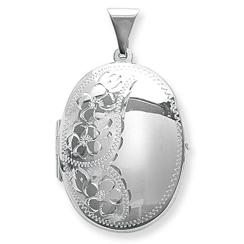 Silver Oval Locket