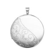 Silver Round Locket