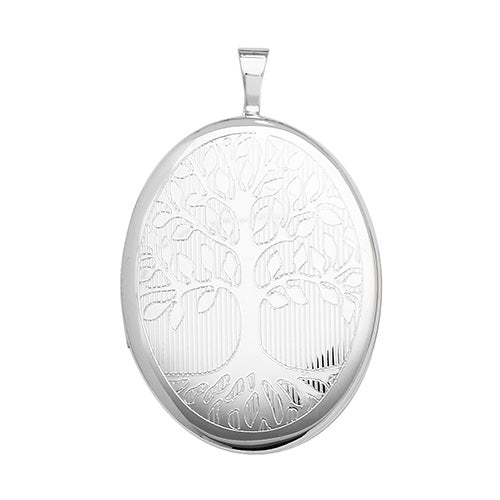 Silver Oval Locket