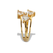 White Topaz Ring in Vermeil 1.49ct