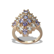 Tanzanite Ring in Vermeil 1.34ct