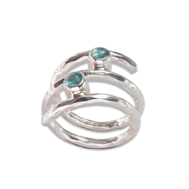 Apatite Ring in Sterl.Silver 0.43ct