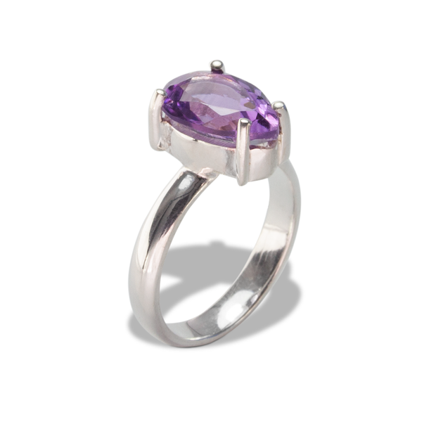 Amethyst Ring in Sterl.Silver 2.83ct