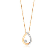 Diamond Necklace in 9K Gold