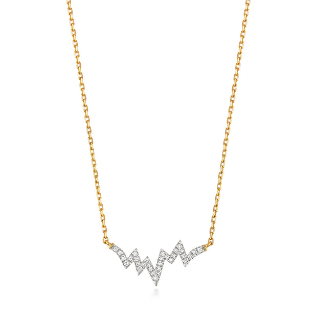 Diamond Necklace in 9K Gold