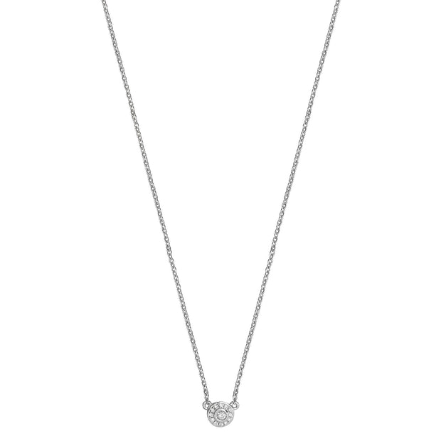 Diamond Necklace in 18K White Gold