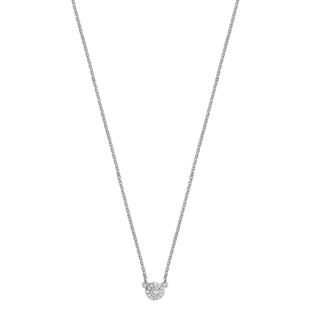 Diamond Necklace in 18K White Gold