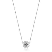 Diamond Necklace in 18K White Gold