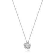 Diamond Necklace in 18K White Gold