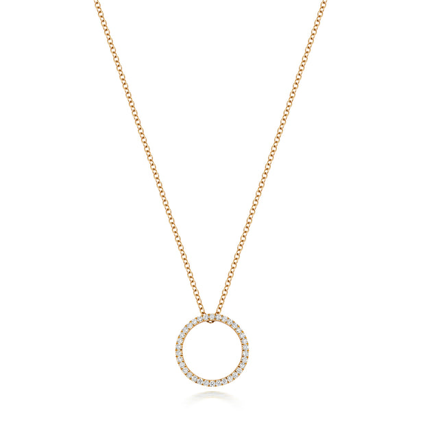 Diamond Necklace in 18K Gold
