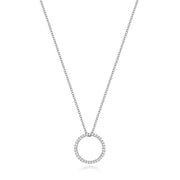 Diamond Necklace in 18K White Gold