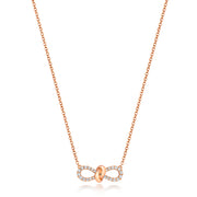 Diamond Necklace in 18K Rose Gold