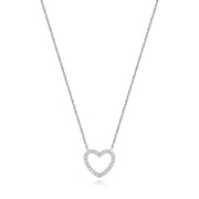 Diamond Necklace in 18K White Gold