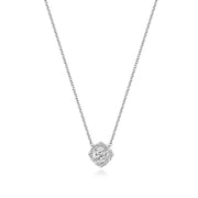 Diamond Necklace in 18K White Gold