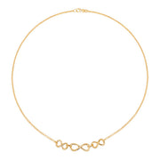 9K Yellow Gold Ladies' 18 Inch Triple Infinity Necklace | Charmé