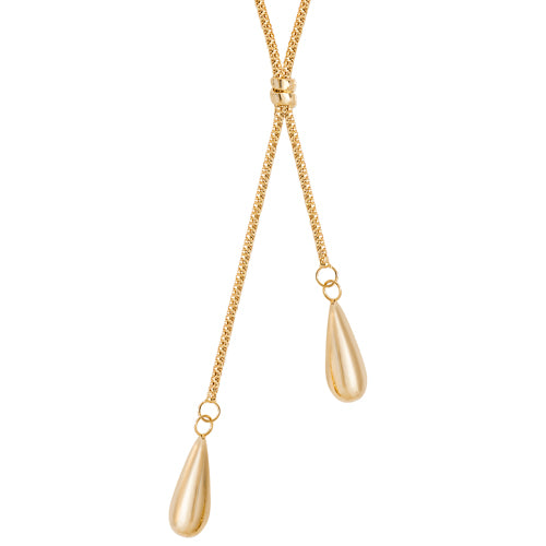 9K Yellow Gold Ladies' 18+2.5 Inch Necklace