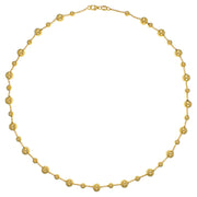 9K Yellow Gold Bead Necklace | Charmé