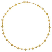 9K Yellow Gold Bead Necklace
