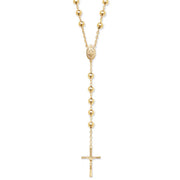 9K Yellow Gold Rosary Necklace