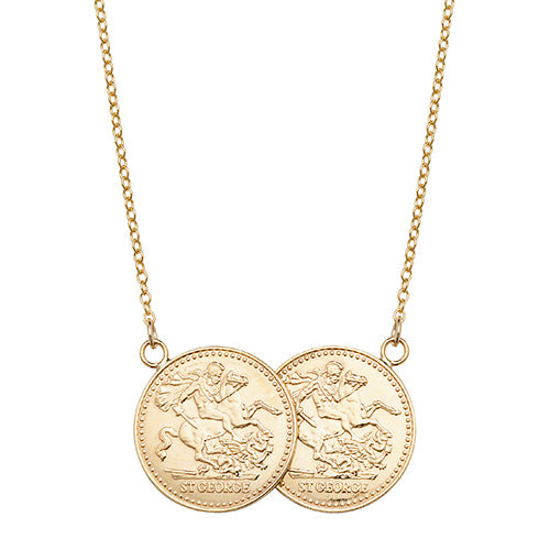 9K Yellow Gold Ladies' 17 Inch Full Soverign Pattern | Charmé