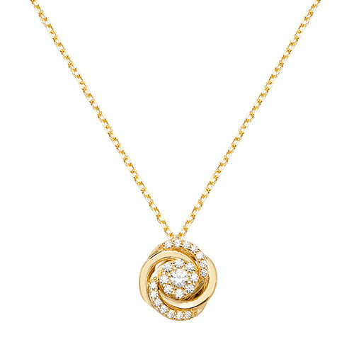9K Yellow Gold Ladies' 18 Inch Necklace